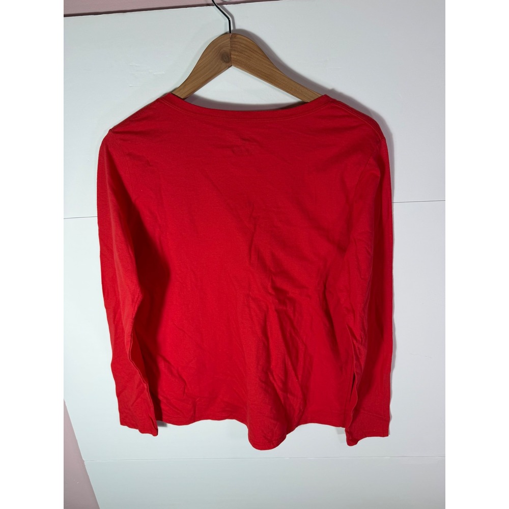 Fanatics Kansas City Chiefs AFC West Champions 2024 Red V-Neck Long Sleeve L - Picture 4 of 4